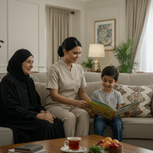 جليسة مسنين بالشهر بالرياض