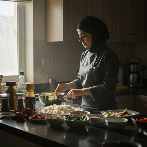 عاملة منزلية بالشهر الخرج