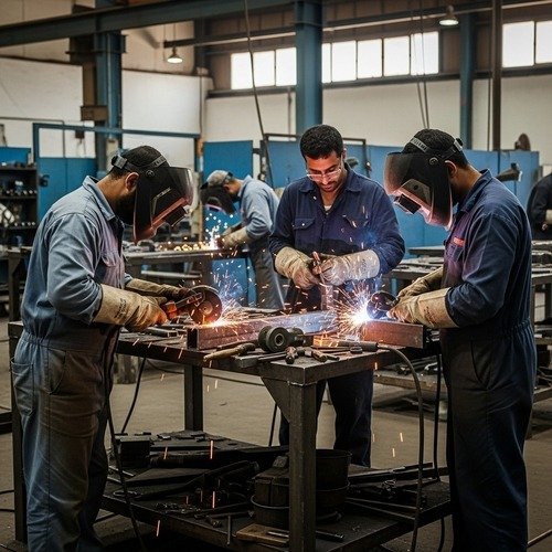 ورشة حدادة الثقبة
